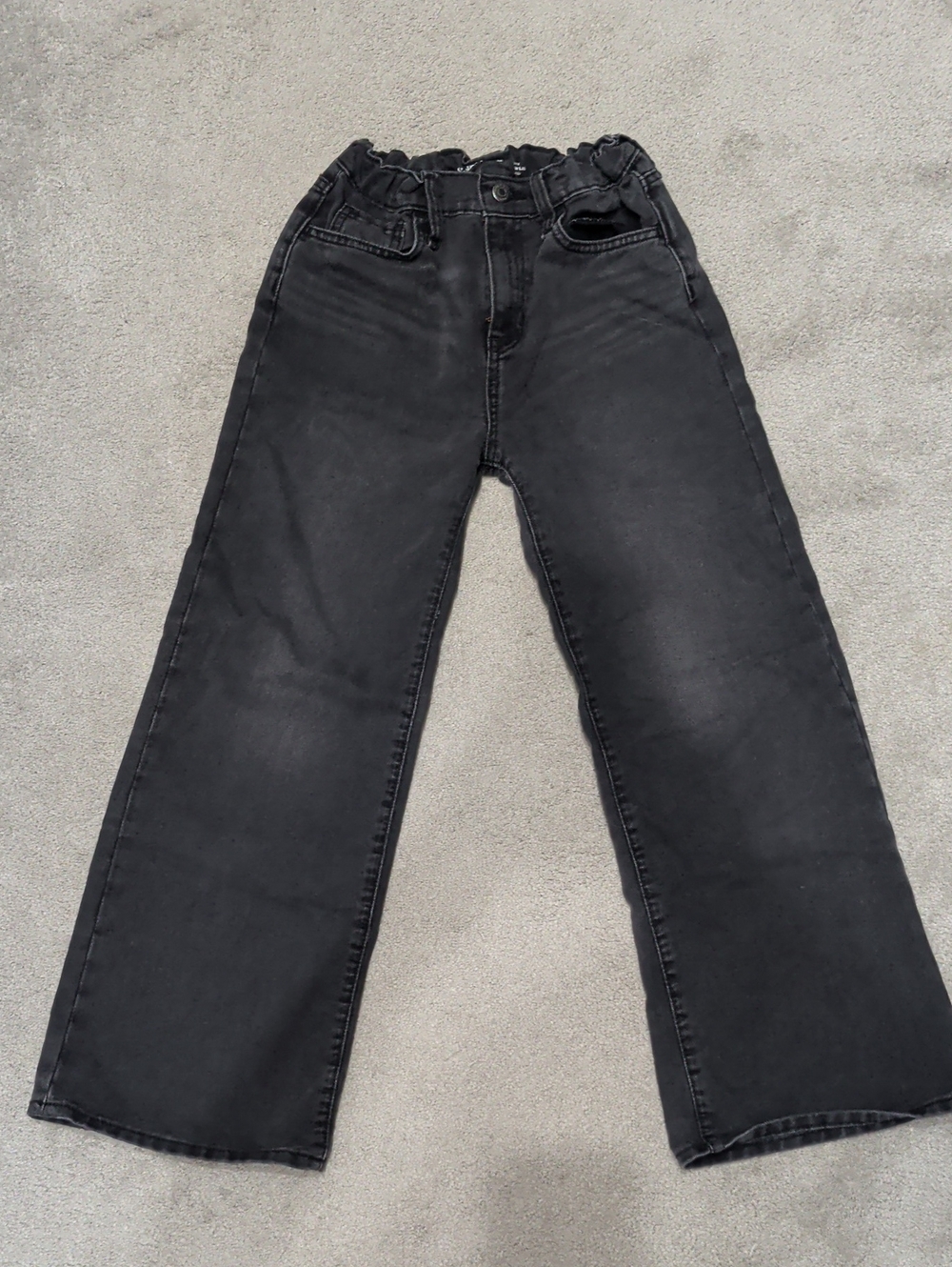 Black Girls Wide-Leg Jeans